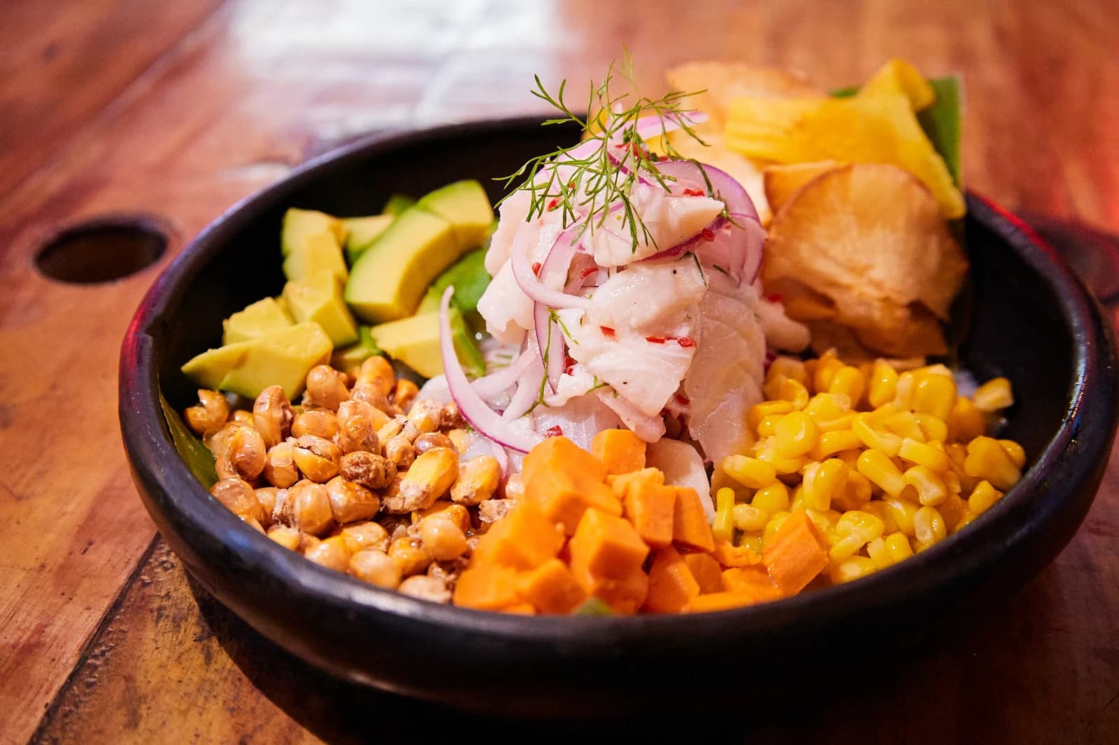 Selección de ceviches de FUJI