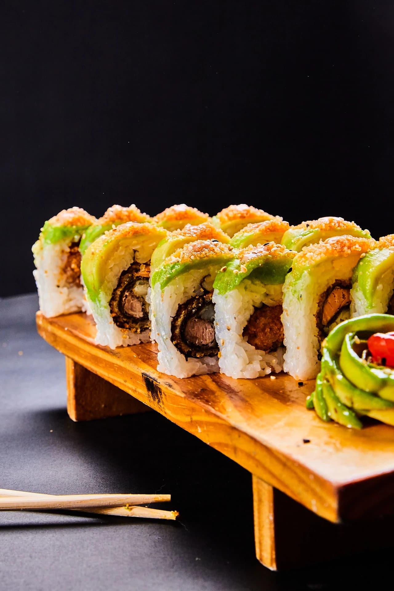 Rolls con aguacate de nuestra cocina