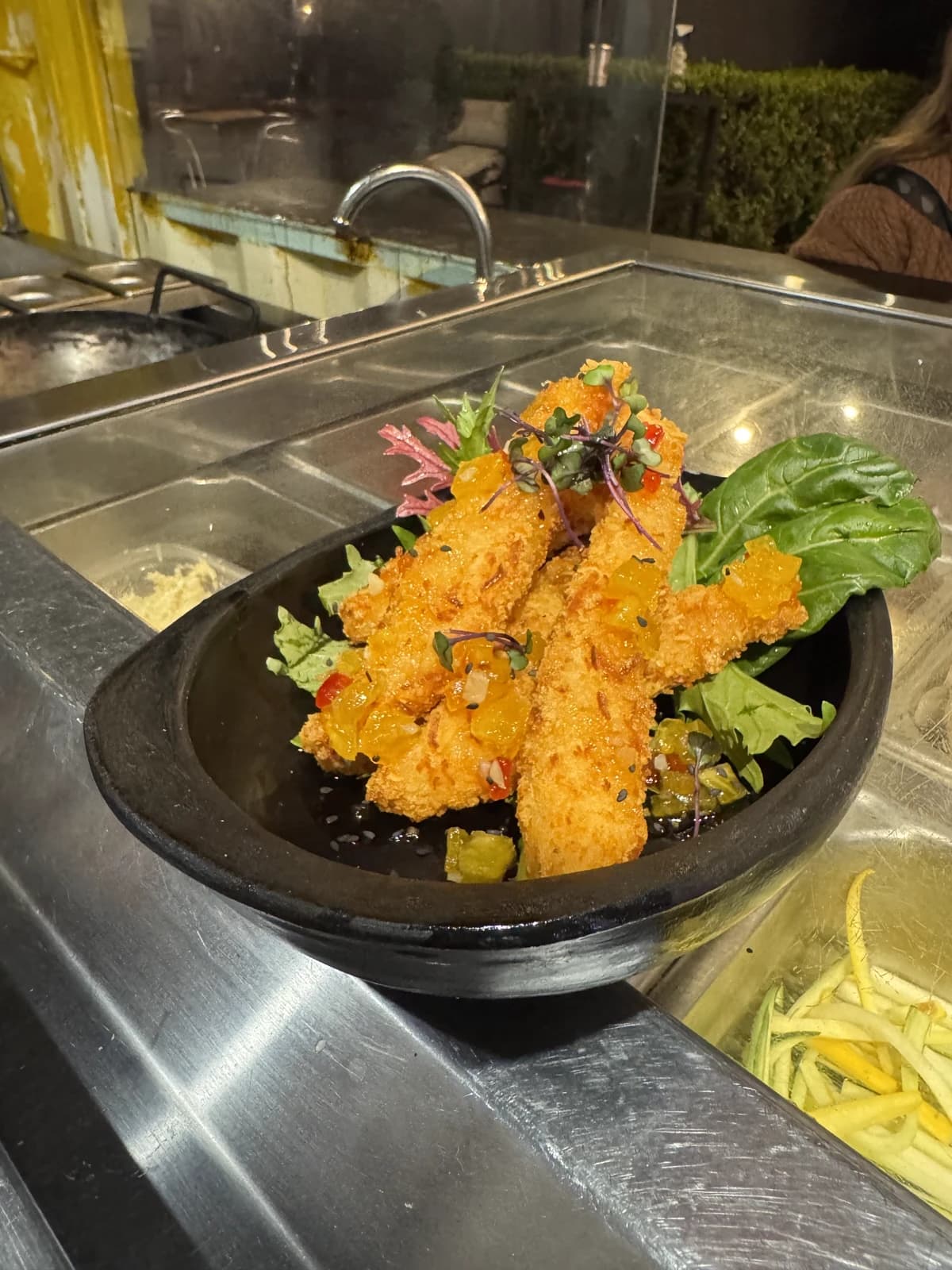Langostinos al pancoco y especias de FUJI